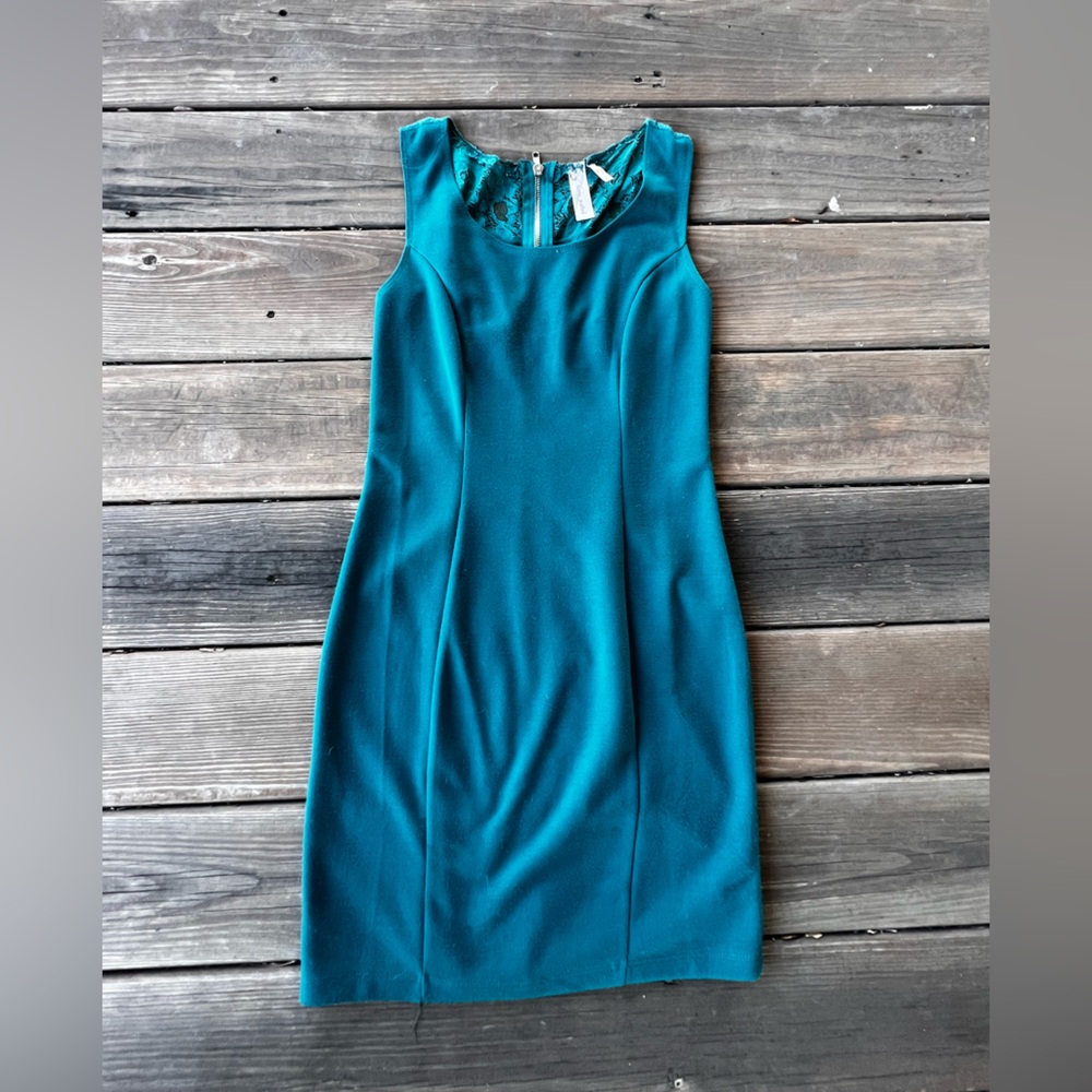 Love Notes Teal Lace Dress